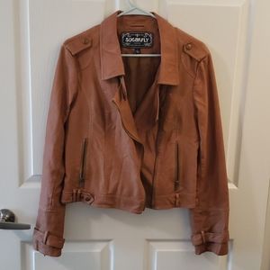 Leather jacket size L